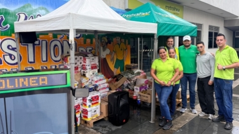 SITME Y METROLÍNEA S.A. ACTIVAN PUNTO DE ACOPIO HUMANITARIO PARA APOYAR A FAMILIAS AFECTADAS EN COLOMBIA